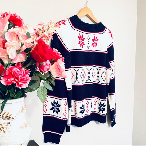 VINTAGE J.C. PENNEY Fair Isle Holiday Ski Sweater - Picture 11 of 13